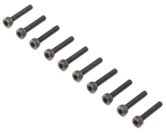 Losi Cap Head Screws, Stl, BO, M3 x 16mm (10)