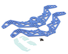Losi Chassis Plate Set, Blue, Mini LMT