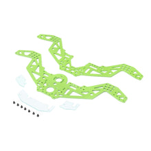 Losi Chassis Plate Set, Green, Mini LMT