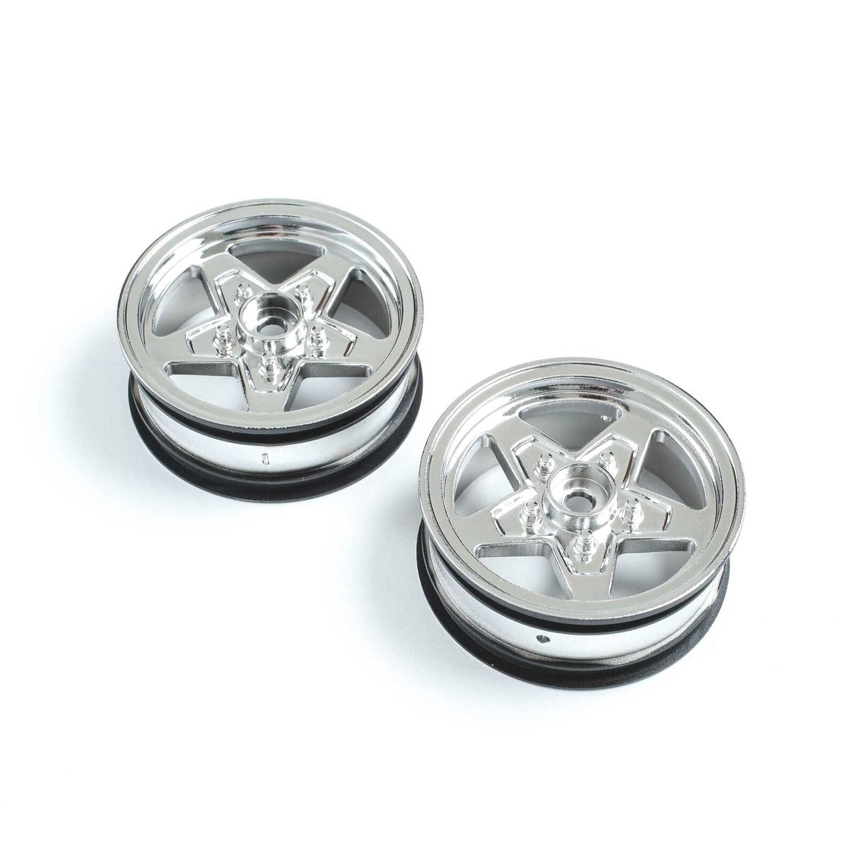 Losi LOS43045 Chrome Front Wheel 2pcs 22S Drag