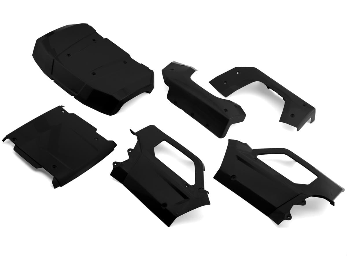 Losi Complete Body Set, Black, 5IVE-T 3.0 LOS-4000