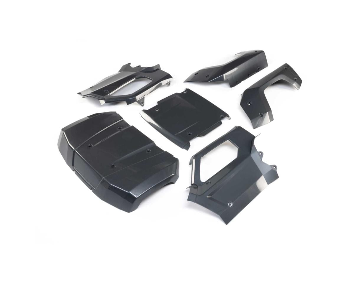 Losi Complete Body Set, Gunmetal Grey, 5IVE-T 3.0 LOS-4350