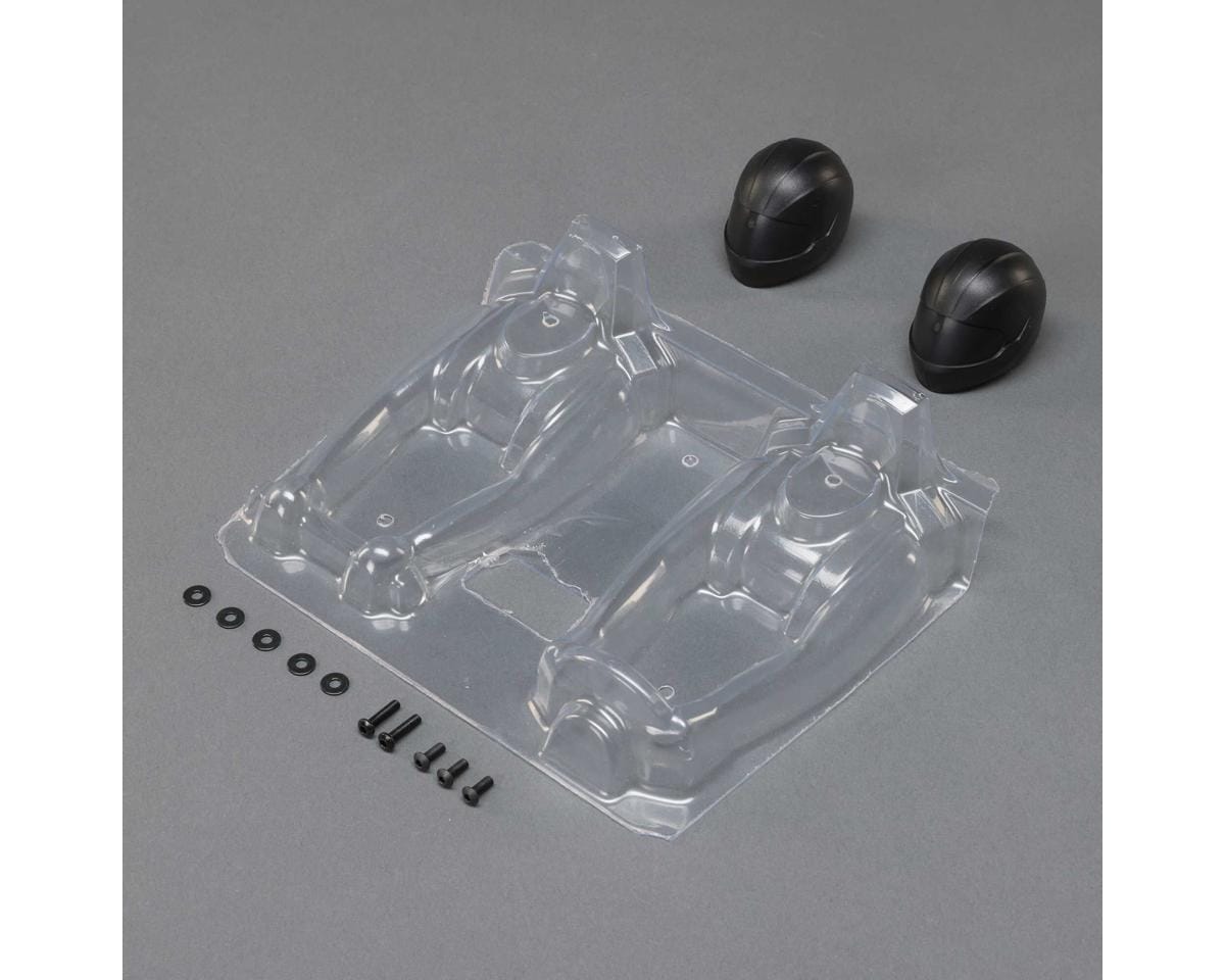 Losi Driver Panel and Helmets RZR Rey LOS230109