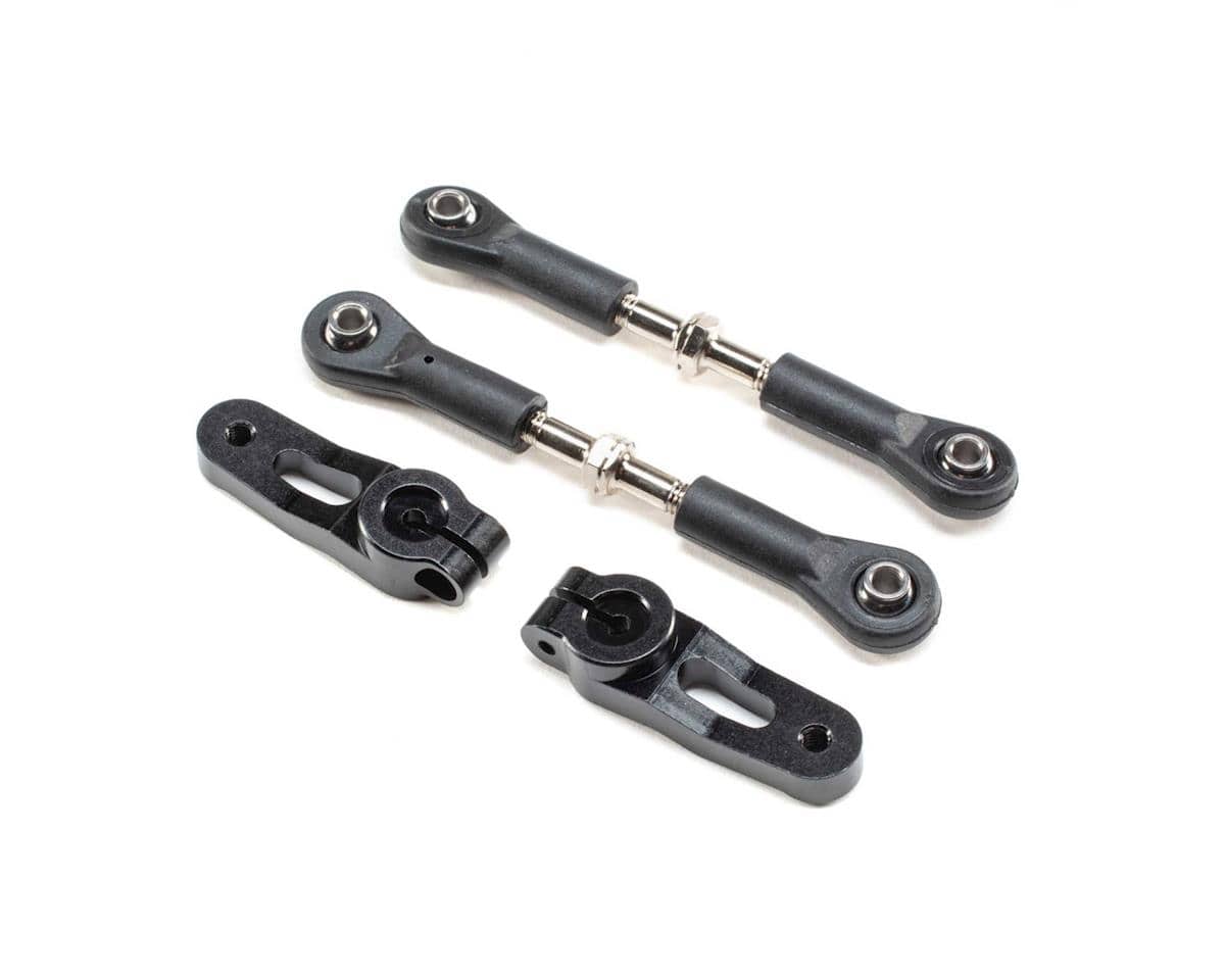 Losi Dual Servo Steering Links, 2pcs, DBXL-E 2.0 - genuine Losi product LOS351014