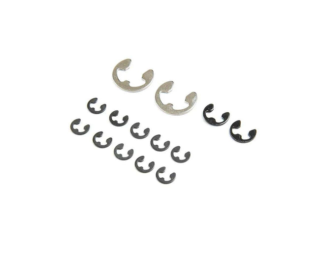 Losi E-Clip and C-Clip Hardware, 20pcs, LMT