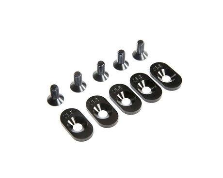 Losi Engine Mount Insert and Screws, Black, 18.5T, 5ive-T 2.0 - genuine Losi product LOS252100