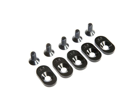 Losi Engine Mount Insert and Screws, Black, 19.5T, 5ive-T 2.0 - genuine Losi product LOS252102