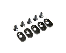 Losi Engine Mount Insert and Screws, Black, 20T, 5ive-T 2.0