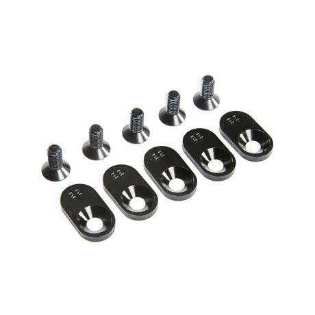 Losi Engine Mount Insert and Screws Black 22T 5IVE-T 2.0 LOS252107