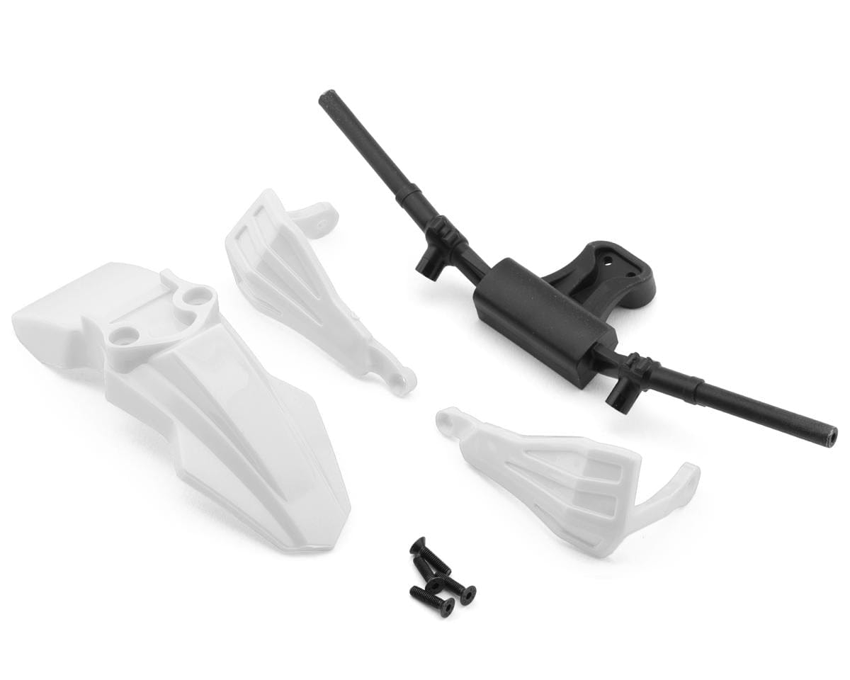 Losi White Fender Handguards and Handle Bars ProMoto SM LOS-2304