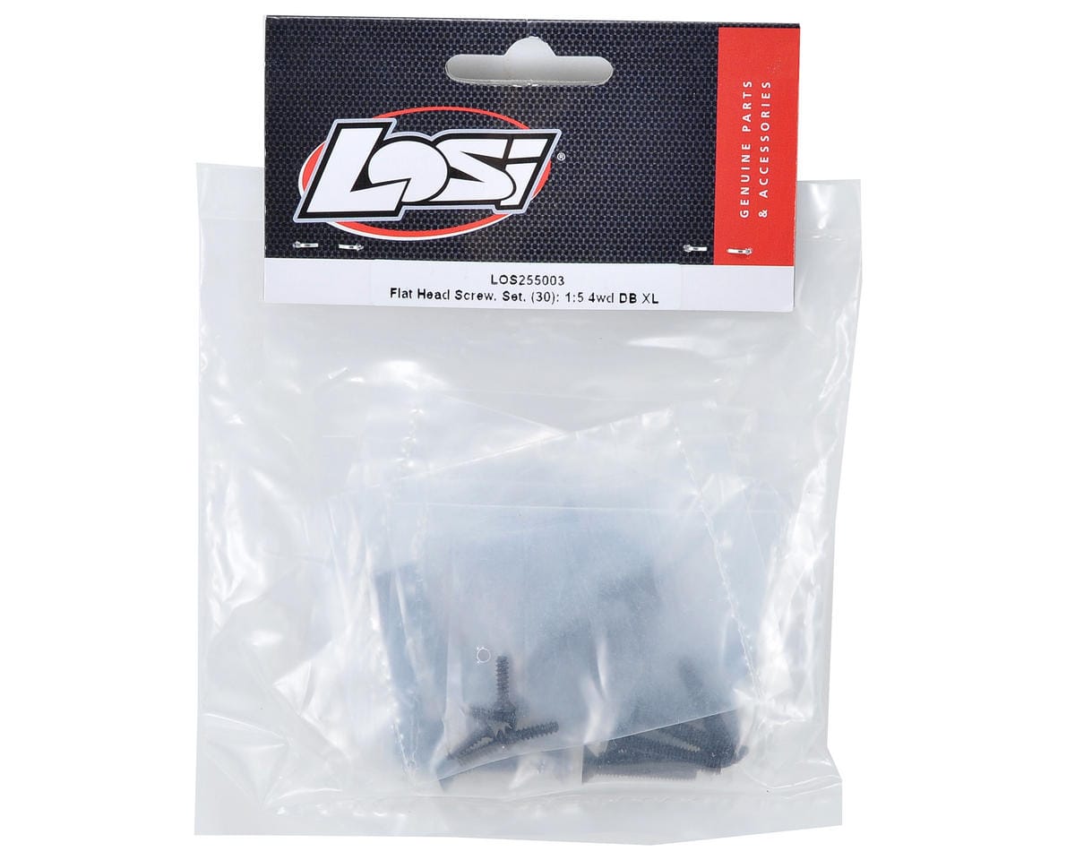 Losi Flat Head Screw Set 30pcs DBXL 2.0 DBXL-E 2.0 LOS255003