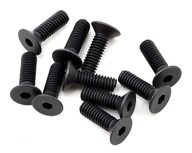Losi Flat Head Screws M2.5 x 8mm (10)