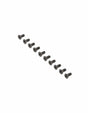 Losi M4 x 10mm Flat Head Screws, 10pcs - LOS255016