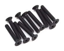Losi Flat Head Screws, Stl, BO, M4 x 25mm (10)