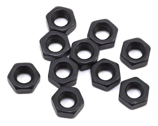 Losi Flat Nut, Stl, M4 (10)