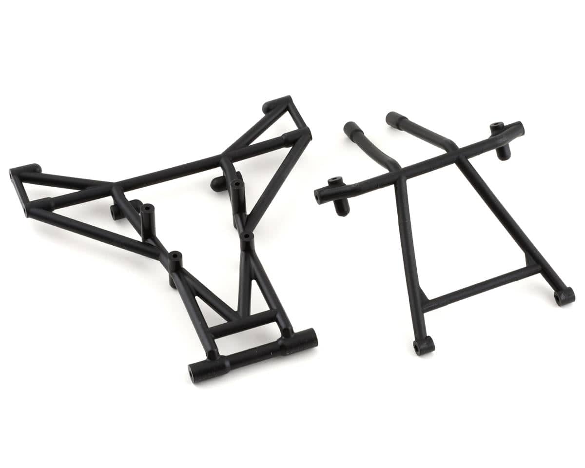 Losi Front and Upper Cage Bars Black LMT Mega LOS241055