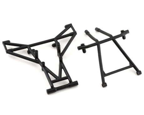 Losi Front and Upper Cage Bars Black LMT Mega LOS241055