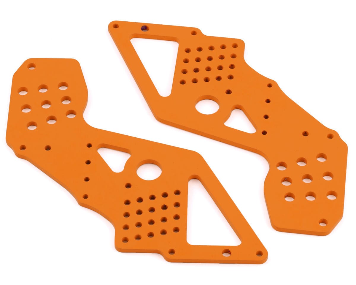 Losi Front Chassis Plate Orange 2pcs for Bog Hog - LOS241062