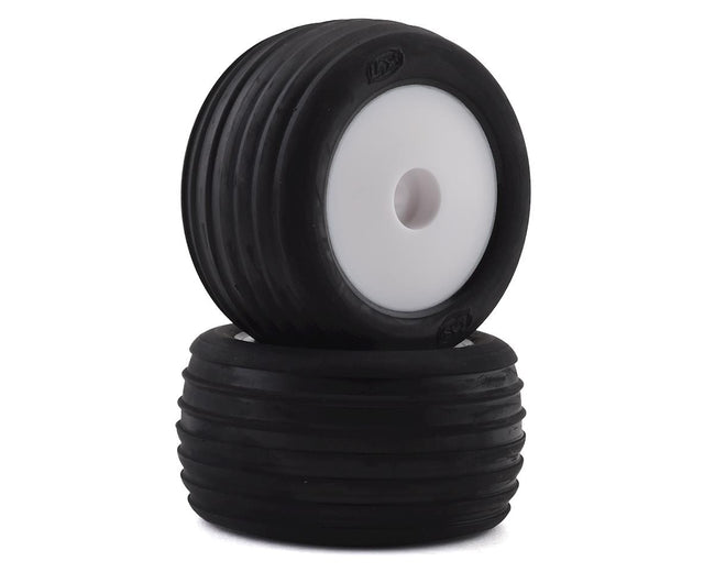 Losi Front Mounted Directional Tyres, White, 2pcs, Mini-T 2.0
