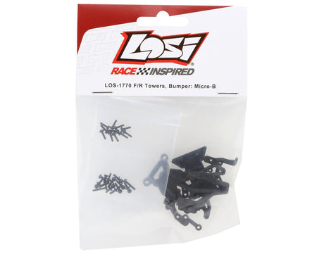 Losi Front/Rear Shock Towers, Bumper, Micro - B [LOS - 1770] - Hobbytech Toys