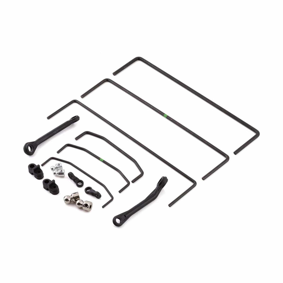Losi Front and Rear Sway Bar Set, 3pcs, SBR 2.0 - LOS254068