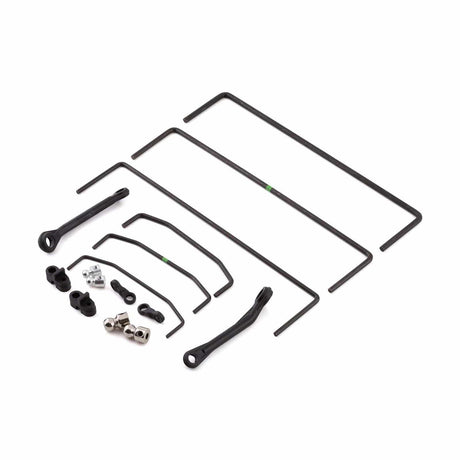 Losi Front and Rear Sway Bar Set, 3pcs, SBR 2.0 - LOS254068