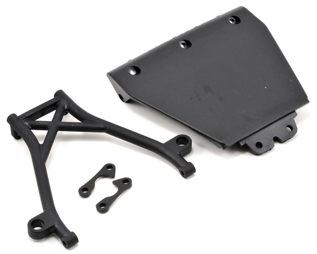 Losi Front Skid Plate,Bumper Brace and Spacers, 5TT