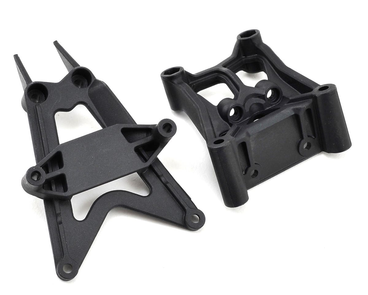 Losi Front Upper Arm Shock Mount and Rear Chassis Brace Baja Rey LOS231007