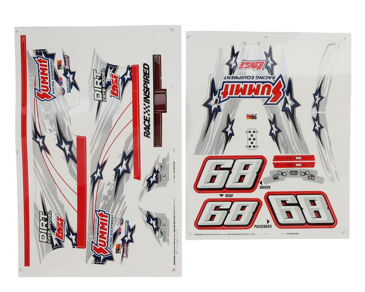 Losi Graphics Set Summit Racing 22S DLM LOS-4250