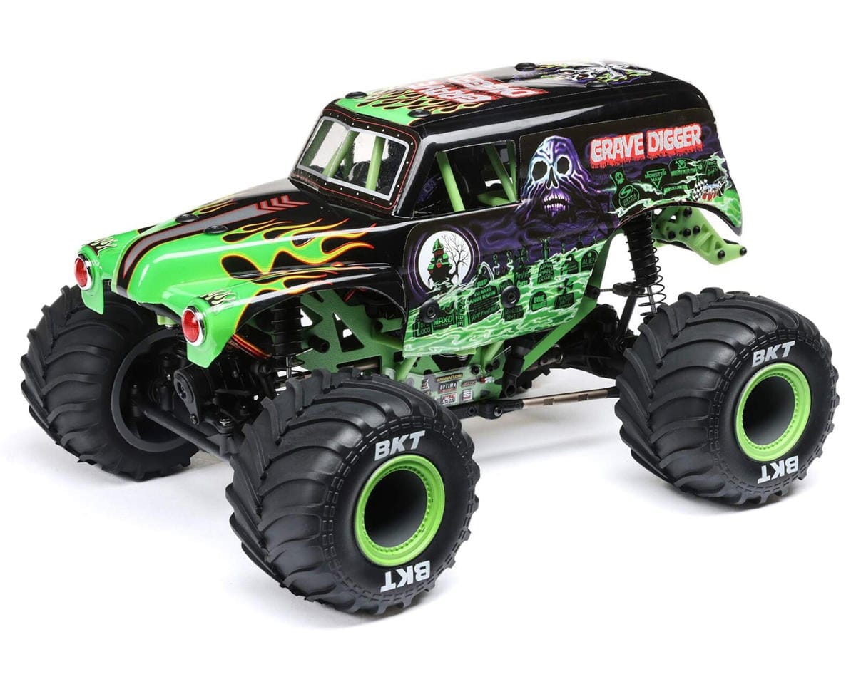 Losi Grave Digger Clear Body Set, Mini LMT - genuine Losi product LOS210045