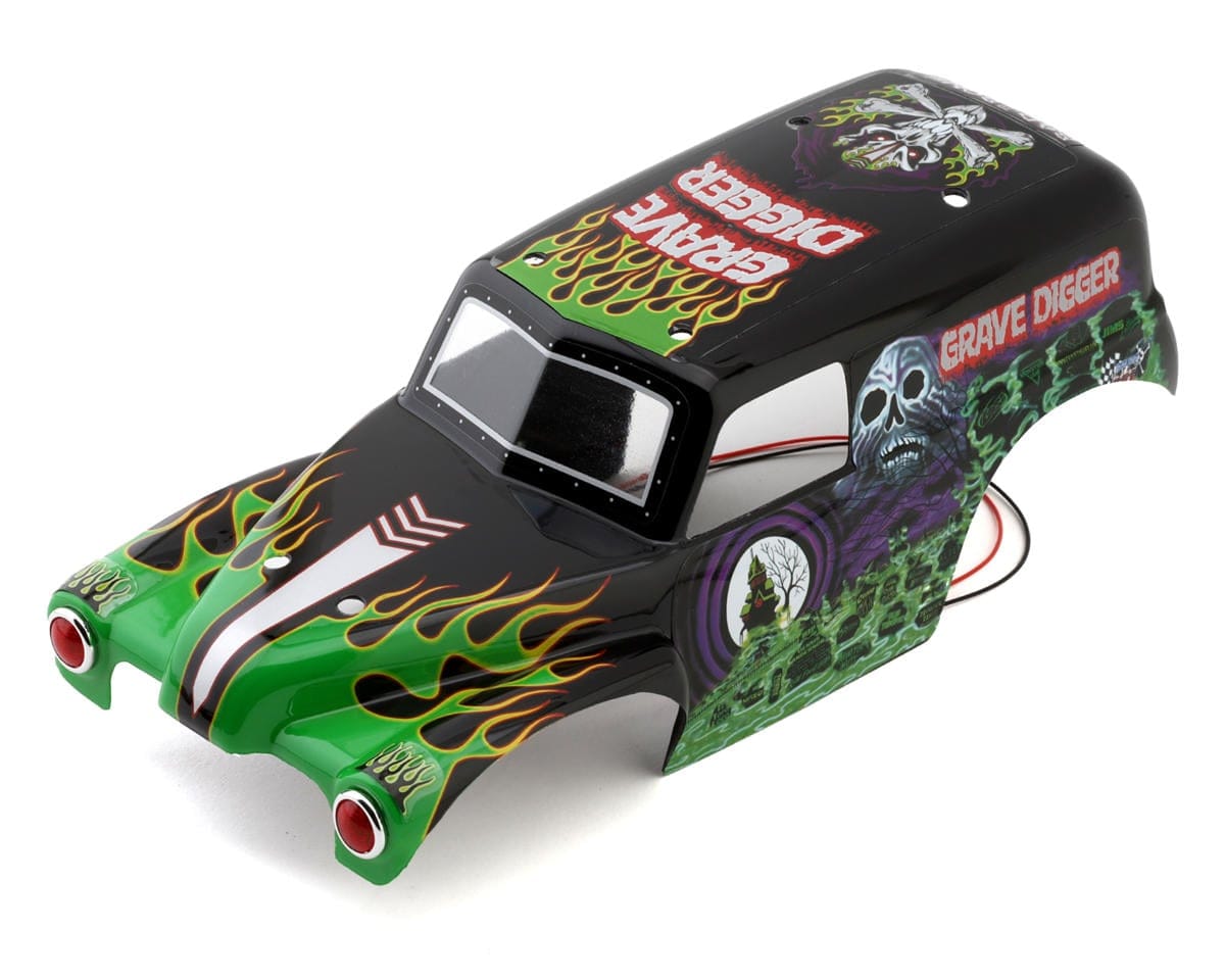 Losi Grave Digger Painted Body Set, Mini LMT - genuine Losi product LOS210044