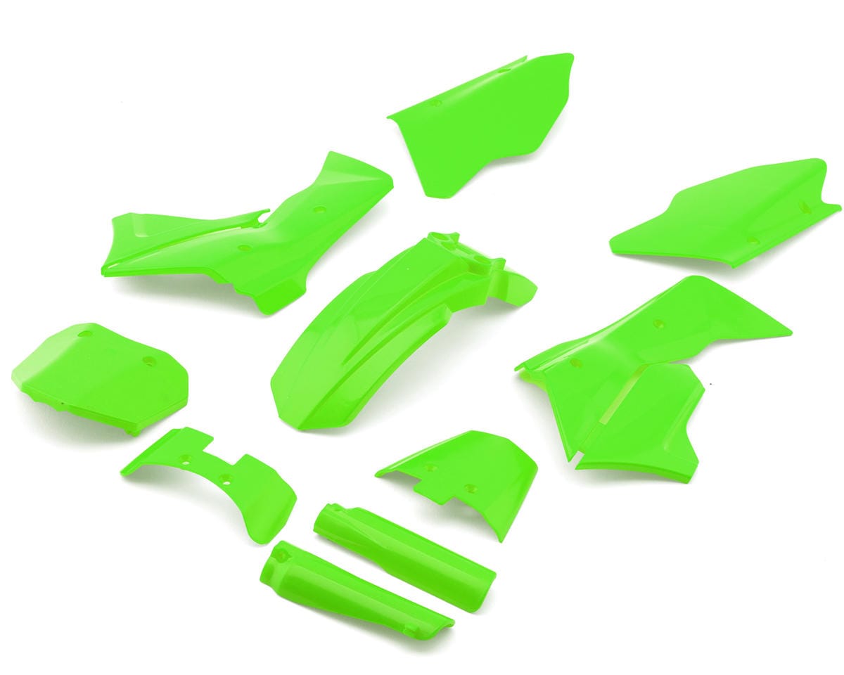 Losi Green Plastics with Wraps, ProMoto-MX/SM - genuine Losi product LOS260002