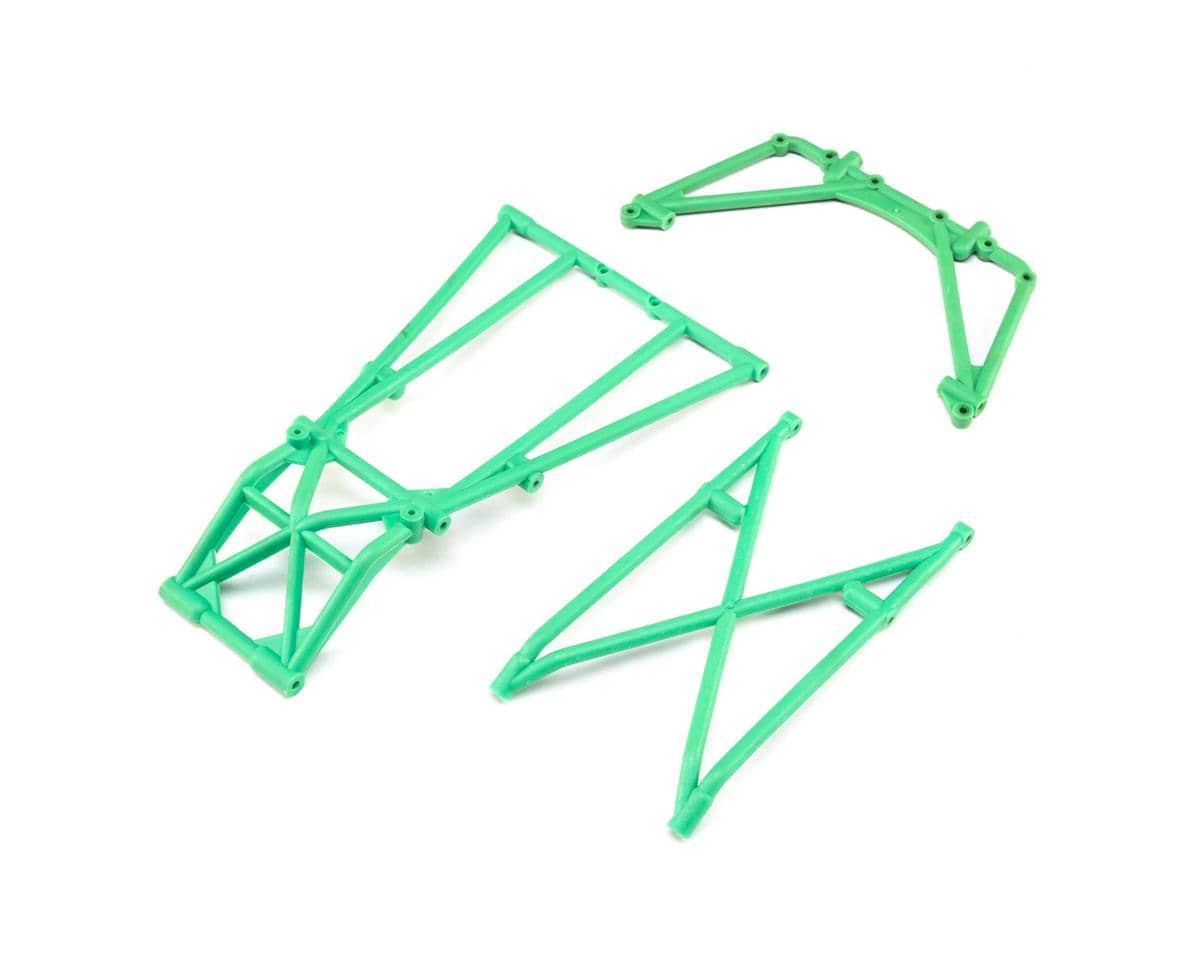 Losi Green Rear Cage and Hoop Bars LMT LOS241043