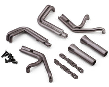 Losi Header Set, Blue Steel, 22S Sprint Car