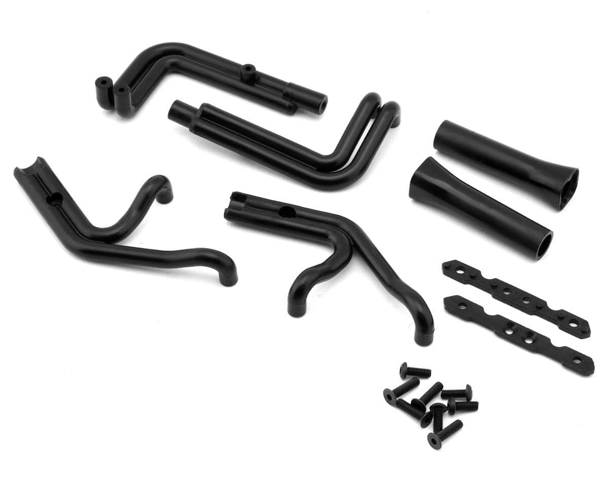 Losi Header Set, Matte Black, 22S Sprint Car - genuine Losi product LOS-1897