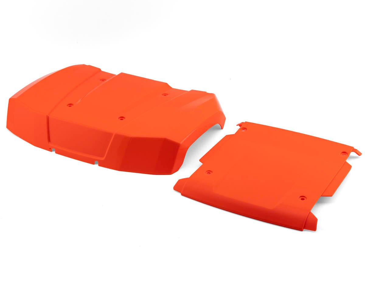 Losi Hood and Roof Body Panels, Flourescent Orange, 5IVE-T 3.0 - LOS-4008