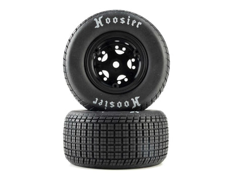 Losi Hoosier Tyres Medium Mounted Black 22S DLM LOS-4237