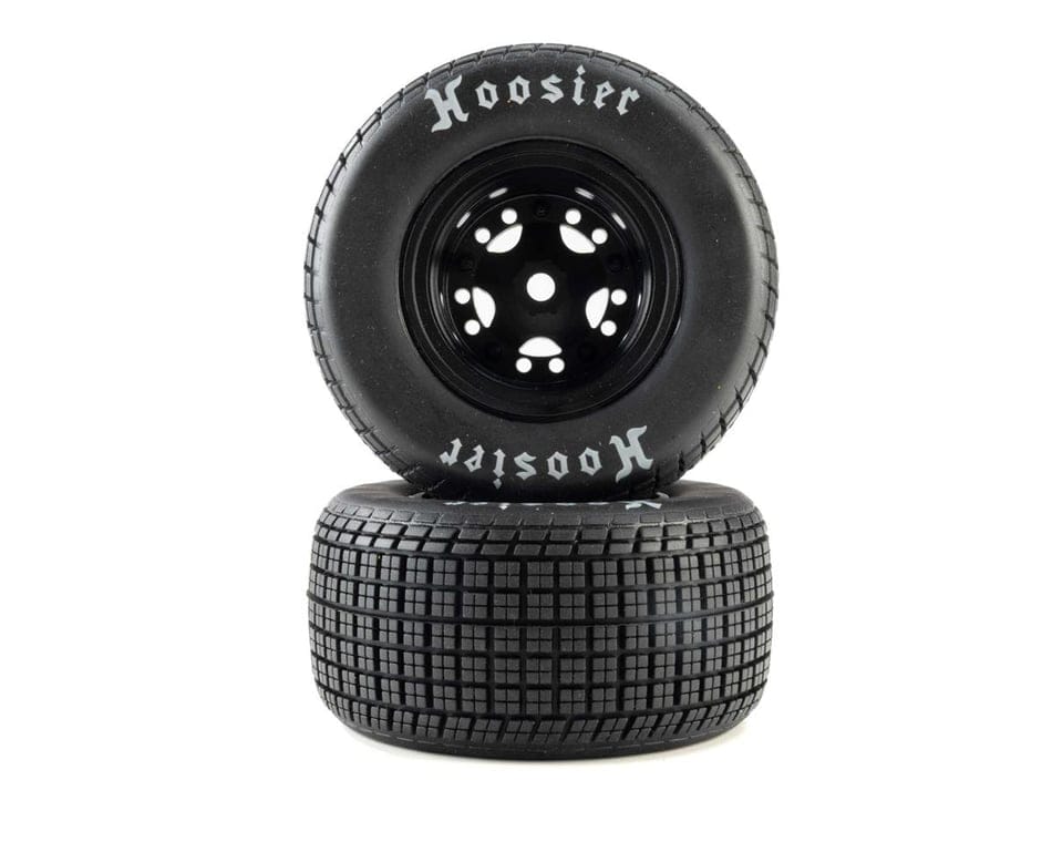 Losi Hoosier Soft Mounted Black Tyres 22S DLM LOS-4247