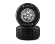 Losi Hoosier Tyres, Soft, Mounted, Satin Aluminium, 22S DLM - LOS-4641
