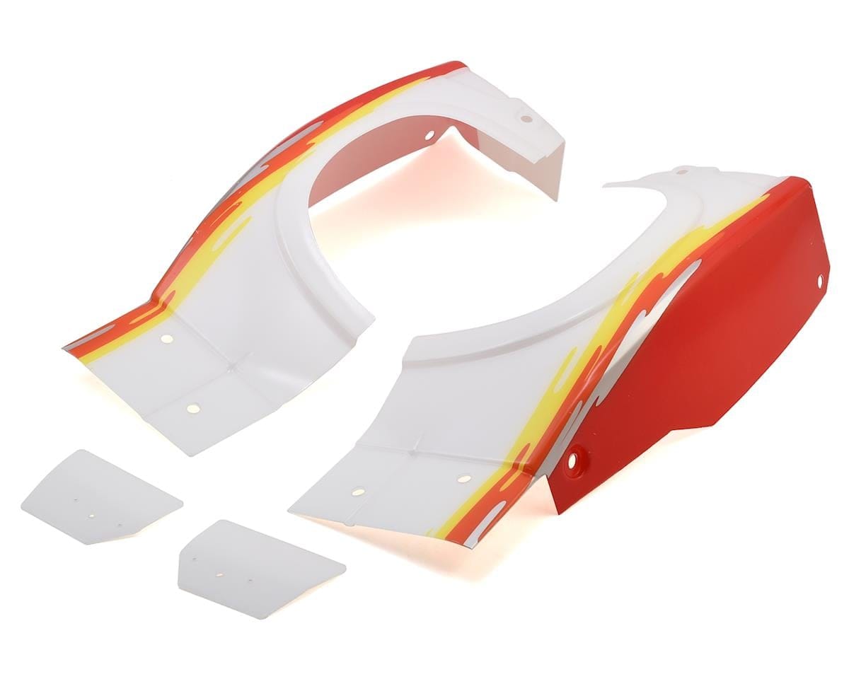 Losi L/R Rear Fender Set, Red, Super Baja Rey - genuine Losi product LOS250029