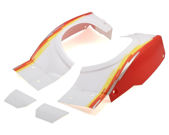 Losi L/R Rear Fender Set, Red, Super Baja Rey