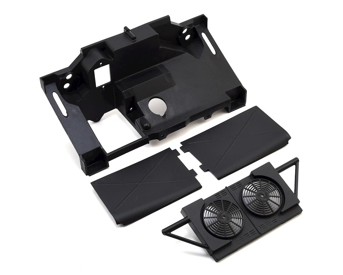 Losi Rear Bulkhead, Fan Panel and Mud Guard, Super Baja Rey LOS251056