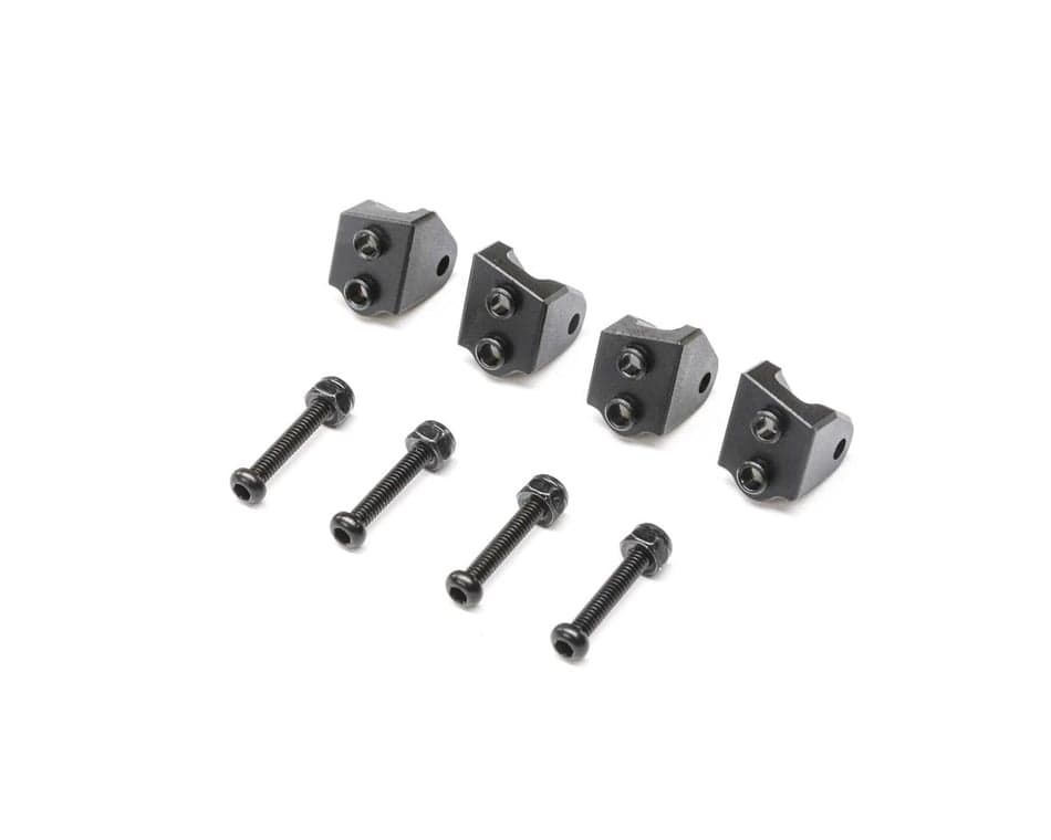 Losi Lower 4-Link Mount Set Black Aluminium Mini LMT LOS314006