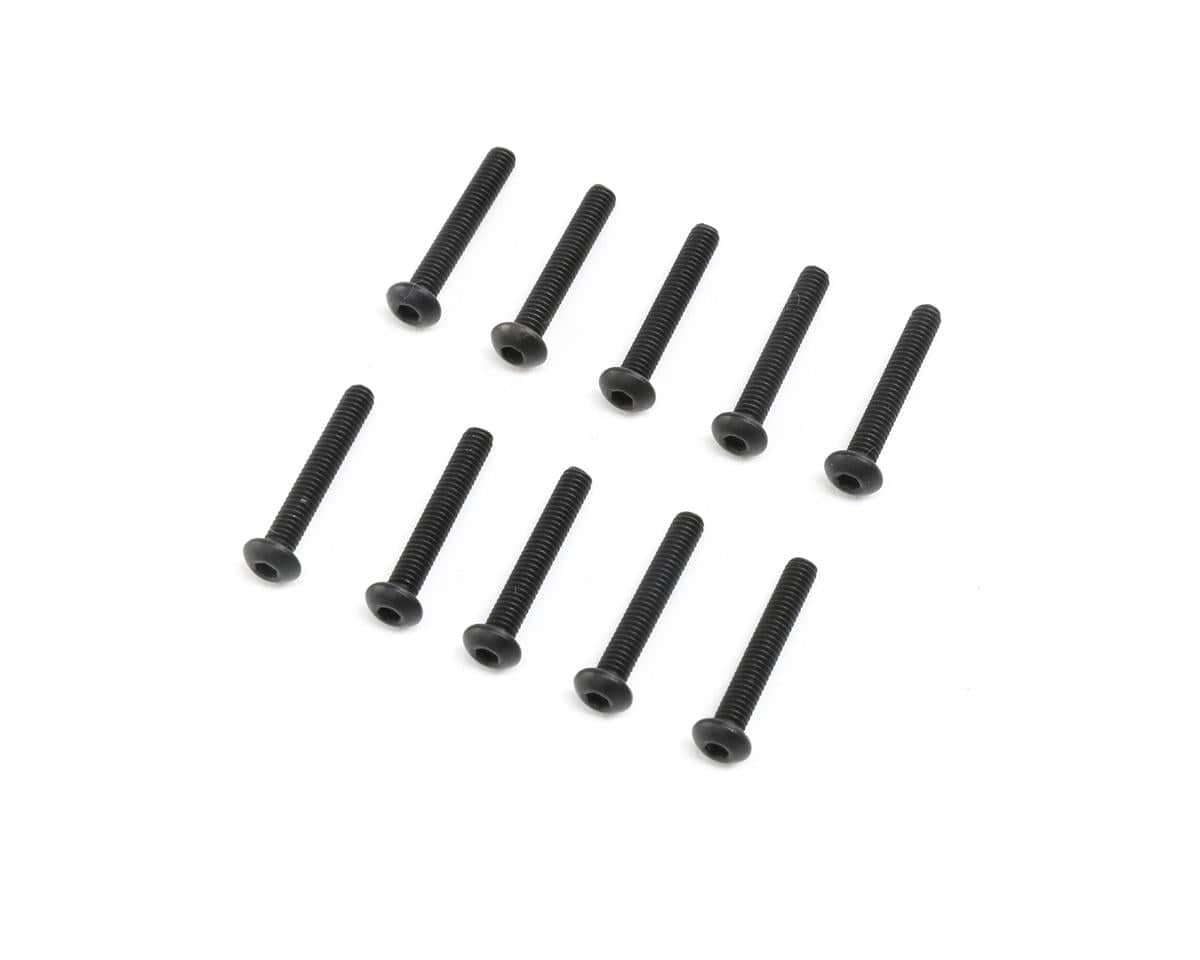 Losi M2.5 x 16mm Button Head Screws, 10pcs - genuine Losi product LOS235035