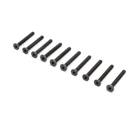 Losi LOS235037 M2.5 x 20mm Flat Head Screws, 10pcs
