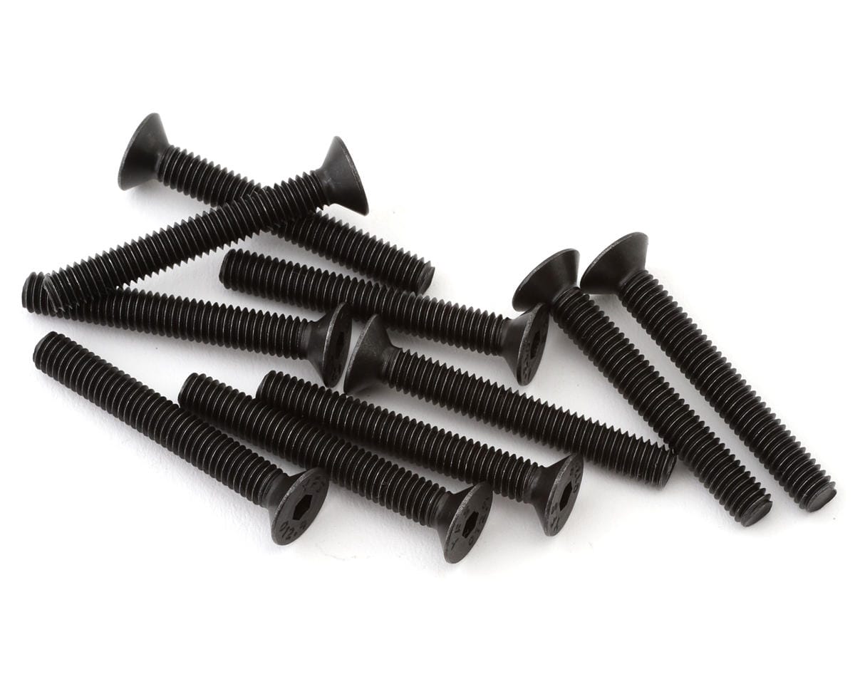 Losi M4 x 30mm Flat Head Screws, 10pcs - genuine Losi product LOS265002