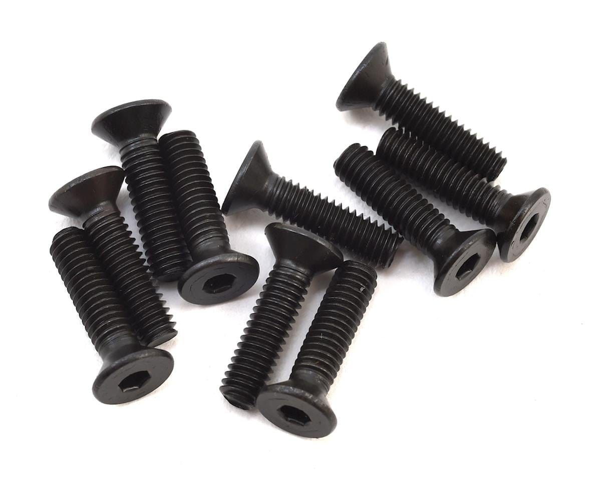 Losi M4x16mm Flat Head Screws, 10pcs, DBXL 2.0 - genuine Losi product LOS255017