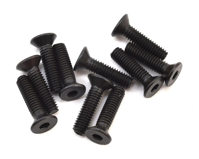 Losi M4x16mm Flat Head Screws, 10pcs, DBXL 2.0