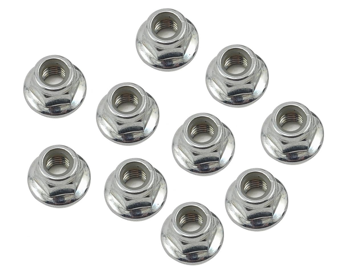 Losi M5x0.8 Serrated Flanged Locknut 10pcs DBXL 2.0 LOS235015