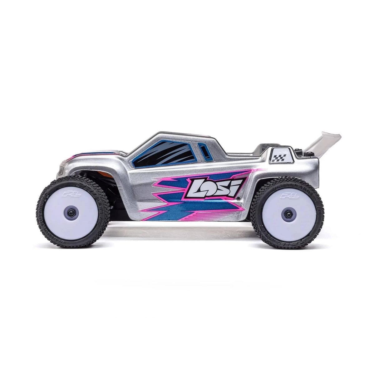 Losi Micro - T 1/28 2WD RC Stadium Truck RTR - Silver [LOS - 1392T2] - Hobbytech Toys